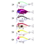 4 PCS HENGJIA CB051 4cm / 5.2g Small Fat Lure Bait(5)