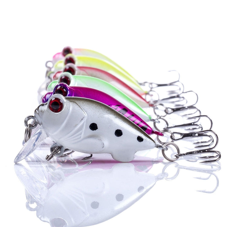 4 PCS HENGJIA CB051 4cm / 5.2g Small Fat Lure Bait(5)