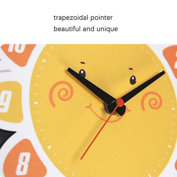 Cartoon Shake Wall Clock Children Room Decoration Wall Clock (Rocket)