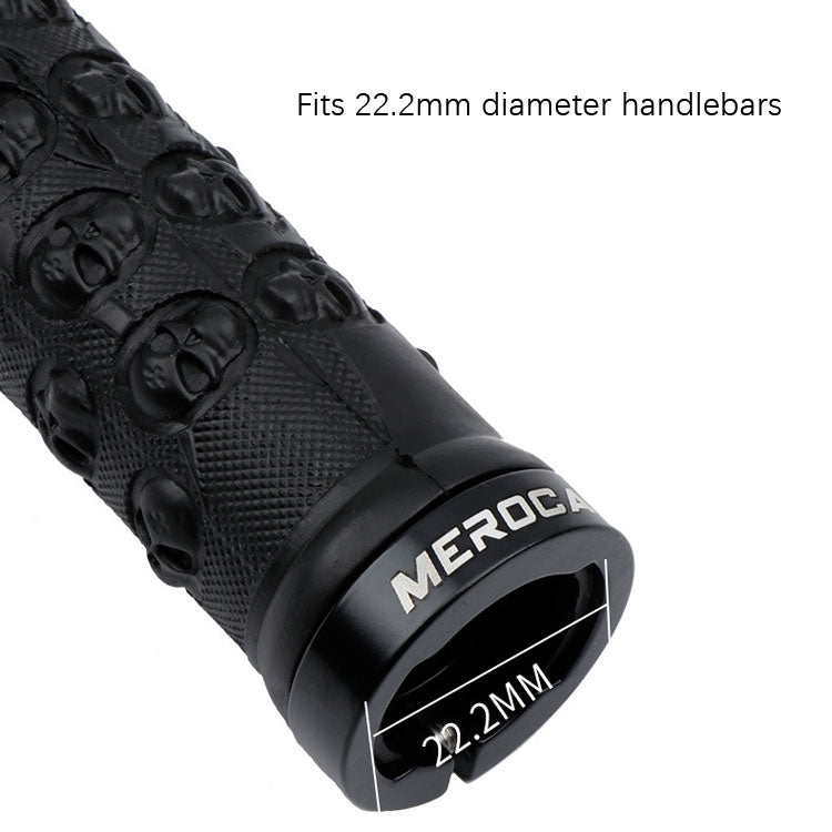 MEROCA Mountain Bike Anti-slip Shock Absorber Riding Grip Cover, Style: Bilateral Lock Thread ME15 Red
