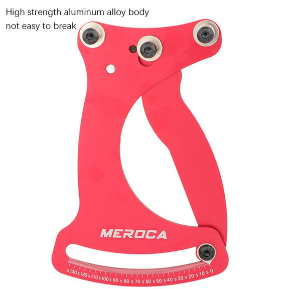 MEROCA Bicycle Ring Calibration Tool Spoke Tension Tube Wheel Set Steel Wire, Color: Red