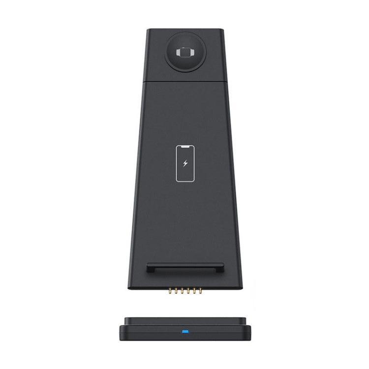 QGeeM QG-WC05 3 In 1 Portable Detachable Wireless Charger(Black)