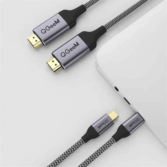 QGeeM QG-UA09 Type-C To HDMI Cable 1.8m