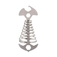5 PCS Multifunctional Outdoor Camping Fishbone Nail Spring Hook Wind Rope Buckle(Stainless Steel) - Tents & Accessories by PMC TechLife | Online Shopping South Africa | PMC TechLife | Buy Now Pay Later Mobicred