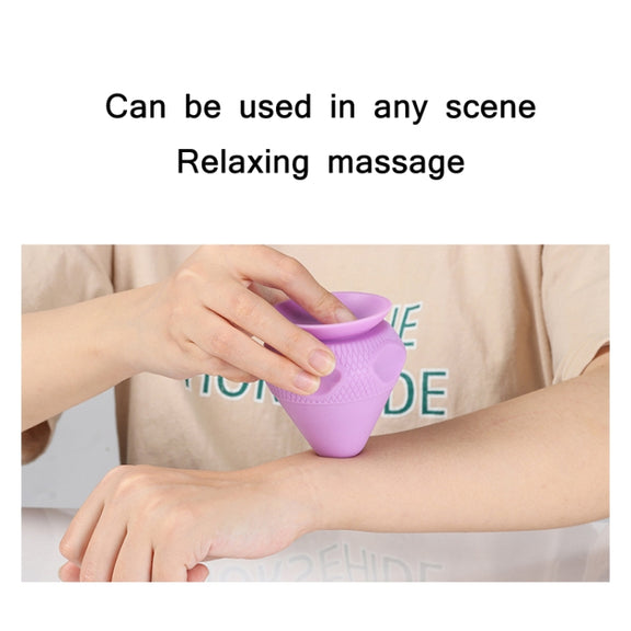 Suction Cup Type Silicone Muscle Membrane Muscle Massage Ball(Purple)