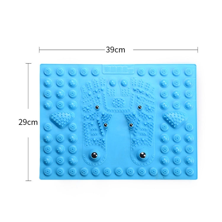 Fitness Toe Pressing Board Foot Magnetic Therapy Massage Pad(Yellow)