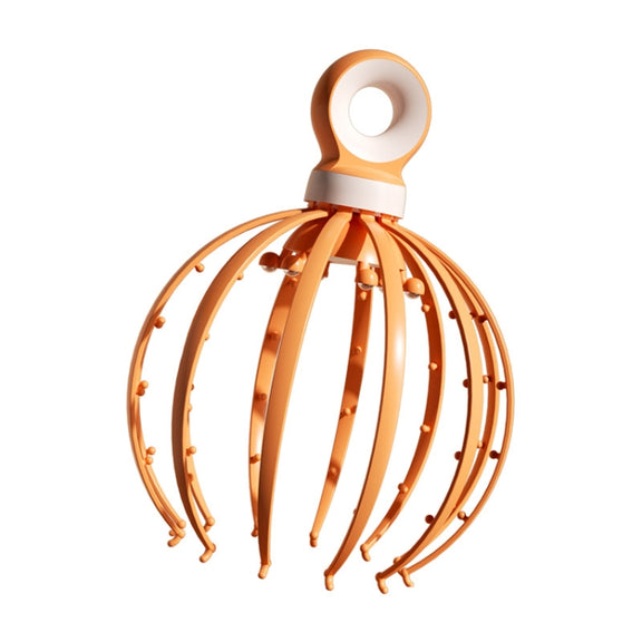 D18 Head Massager Relax Scalp Meridian Massager, Style: 12 Claw (Pink)