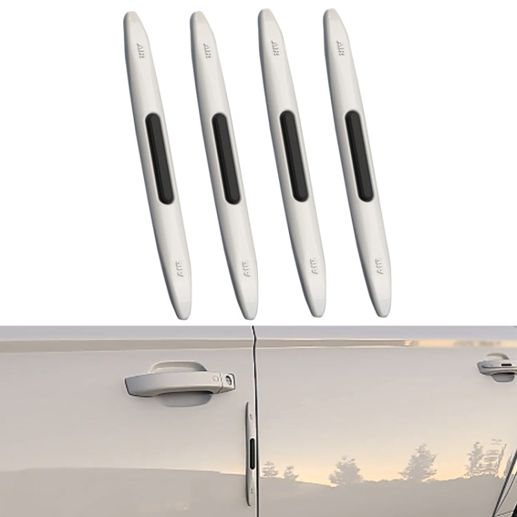 4 PCS Car Door Anti-Static Silicone Airbag Anti-Collision Strip, Colour: White
