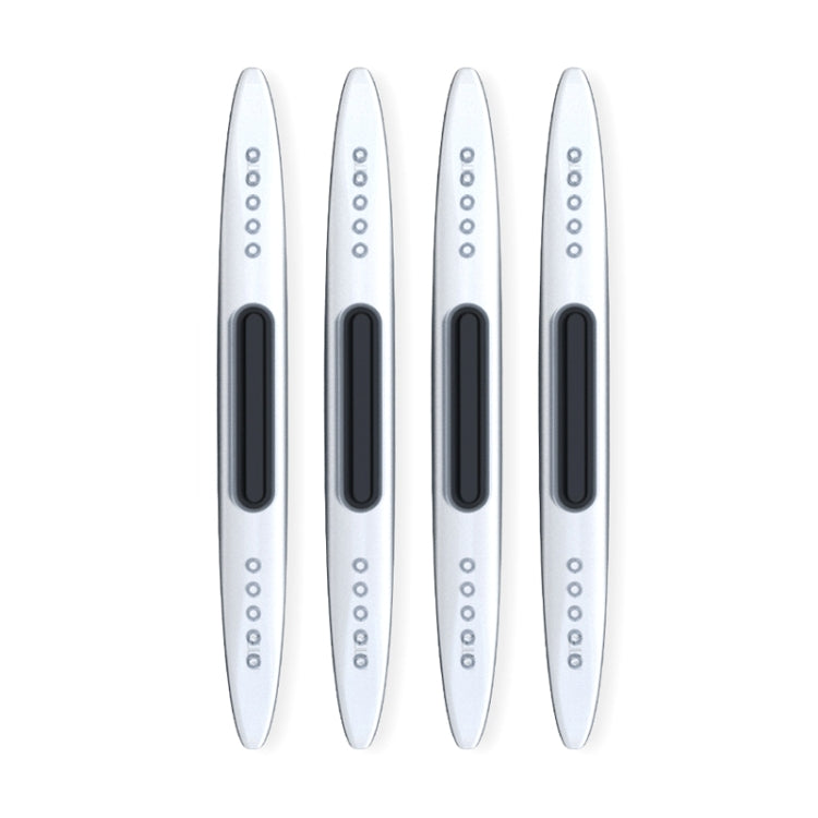 4 PCS Car Door Anti-Static Silicone Airbag Anti-Collision Strip, Colour: White