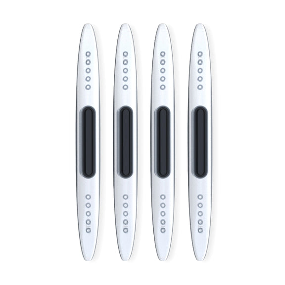 4 PCS Car Door Anti-Static Silicone Airbag Anti-Collision Strip, Colour: White