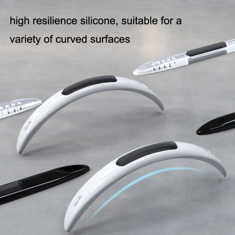 4 PCS Car Door Anti-Static Silicone Airbag Anti-Collision Strip, Colour: White