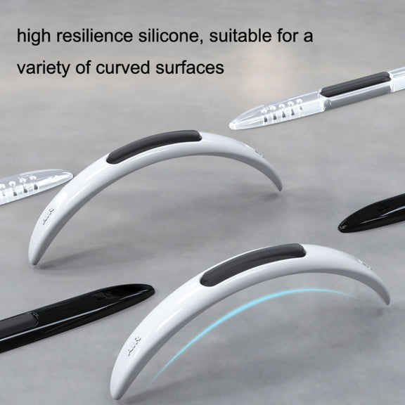 4 PCS Car Door Anti-Static Silicone Airbag Anti-Collision Strip, Colour: White