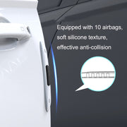 4 PCS Car Door Anti-Static Silicone Airbag Anti-Collision Strip, Colour: White