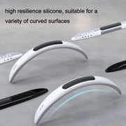 4 PCS Car Door Anti-Static Silicone Airbag Anti-Collision Strip, Colour: Transparent