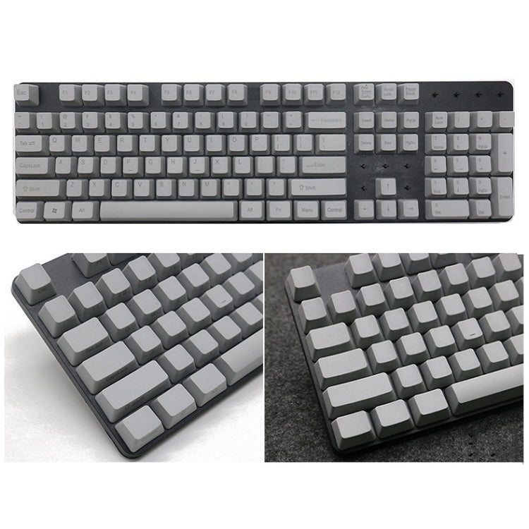 Mechanical Keyboard Laser PBT Keycap Light Gray No Words