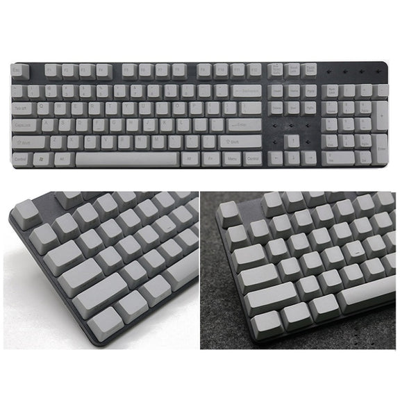 Mechanical Keyboard Laser PBT Keycap Light Gray No Words