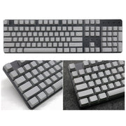 Mechanical Keyboard Laser PBT Keycap Light Gray Front Words