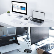 USB 2.0 Multifunctional 2 In 4 out HUB(383)