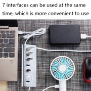 THL059 USB2.0 7 In 1 Aluminum Alloy HUB(7 Ports)