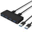 USB3.0 4 In 1 Computer Printer Sharer(4-ports) - USB 3.0 HUB by PMC TechLife | Online Shopping South Africa | PMC TechLife | Buy Now Pay Later Mobicred