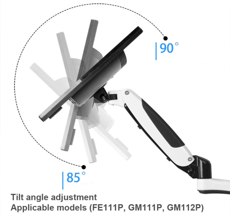 Gibbon Mounts  Lifting and Rotating Computer Monitor Bracket Slide Rail Bracket,Model: GM111P