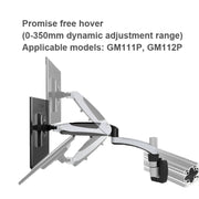 Gibbon Mounts  Lifting and Rotating Computer Monitor Bracket Slide Rail Bracket,Model: GM111P