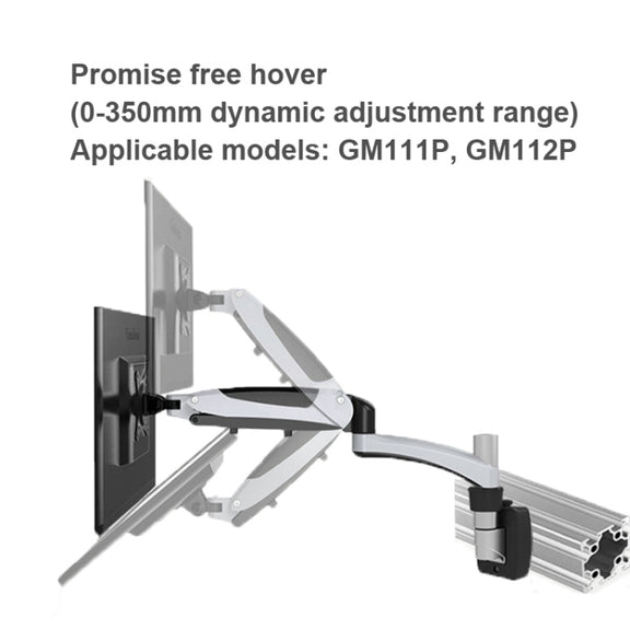 Gibbon Mounts  Lifting and Rotating Computer Monitor Bracket Slide Rail Bracket,Model: GM111P