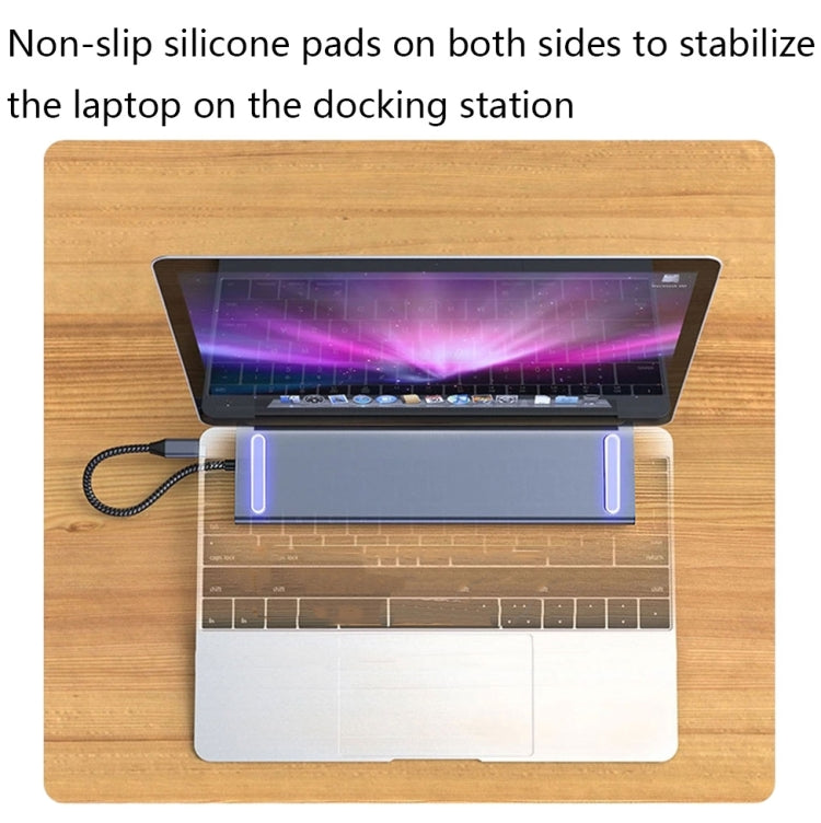 12 In 1 Multifunctional TYPE-C Extension HUB Adapter With Stand Function(THL-282)