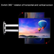 Computer LCD Monitor Wall Mounted Universal Swivel Bracket(Black)