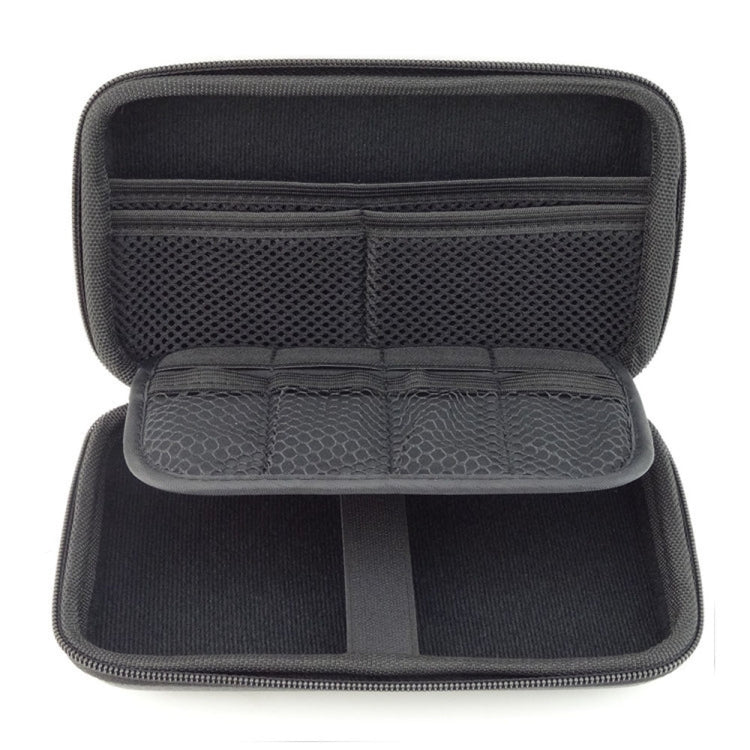 GH1302 EVA Hard Shell Hard Drive Bag Digital Storage Bag(Black)