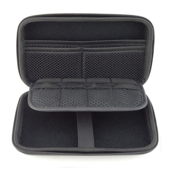 GH1302 EVA Hard Shell Hard Drive Bag Digital Storage Bag(Black)