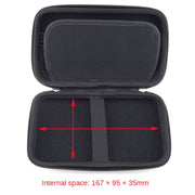 GH1302 EVA Hard Shell Hard Drive Bag Digital Storage Bag(Black)