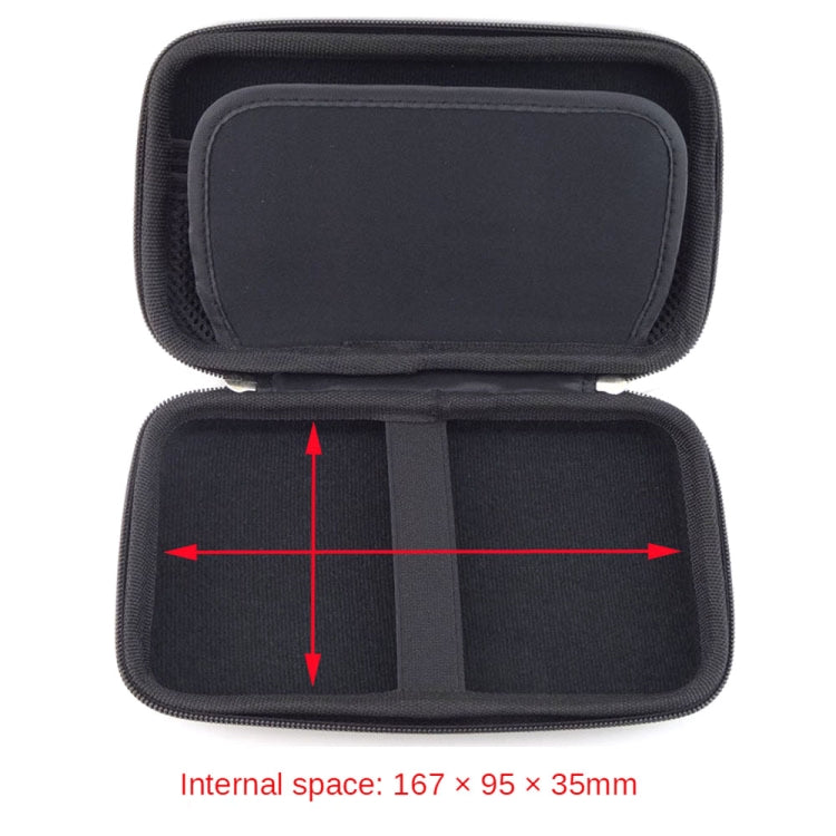 GH1302 EVA Hard Shell Hard Drive Bag Digital Storage Bag(Blue)