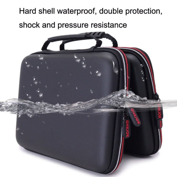 GHKJOK GH1322 Large Capacity U Disk SD Card Mobile Hard Disk Bag(Black)