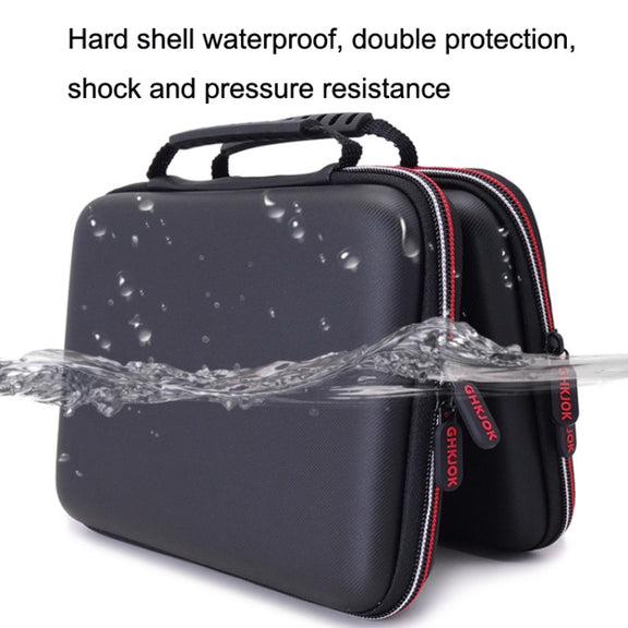 GHKJOK GH1322 Large Capacity U Disk SD Card Mobile Hard Disk Bag(Black)