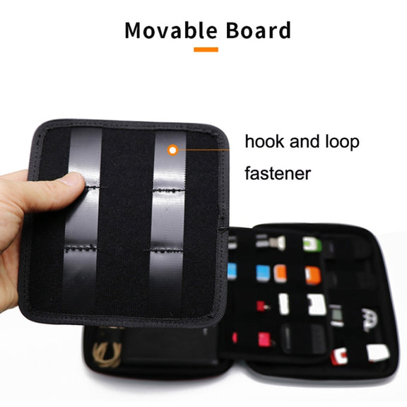 GHKJOK GH1322 Large Capacity U Disk SD Card Mobile Hard Disk Bag(Black)