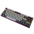 XUNFOX K80 87 Keys Wired Gaming Mechanical Illuminated Keyboard, Cable Length:1.5m(Gray Black) - free shipping - PMC TechLife - Order now!