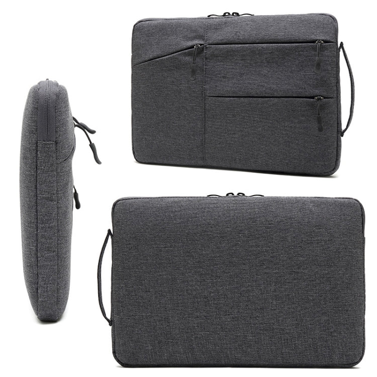 Zipper Type Polyester Business Laptop Liner Bag, Size: 11.6 Inch(Rose Red)