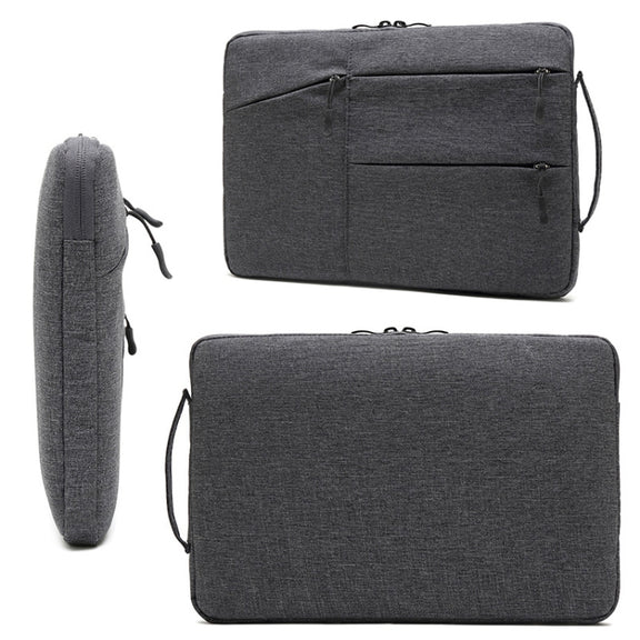 Zipper Type Polyester Business Laptop Liner Bag, Size: 11.6 Inch(Rose Red)