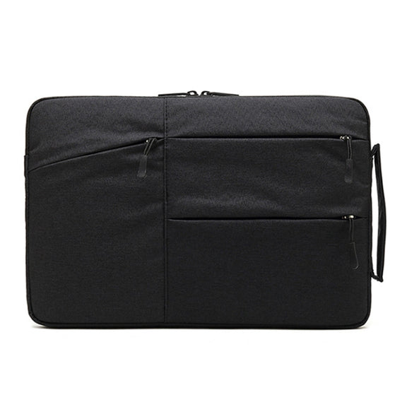 Zipper Type Polyester Business Laptop Liner Bag, Size: 15.6 Inch(Black)