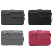 Zipper Type Polyester Business Laptop Liner Bag, Size: 15.6 Inch(Light Grey)