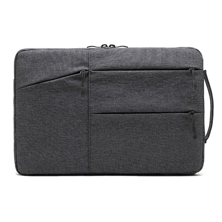 Zipper Type Polyester Business Laptop Liner Bag, Size: 14 Inch(Dark Gray)