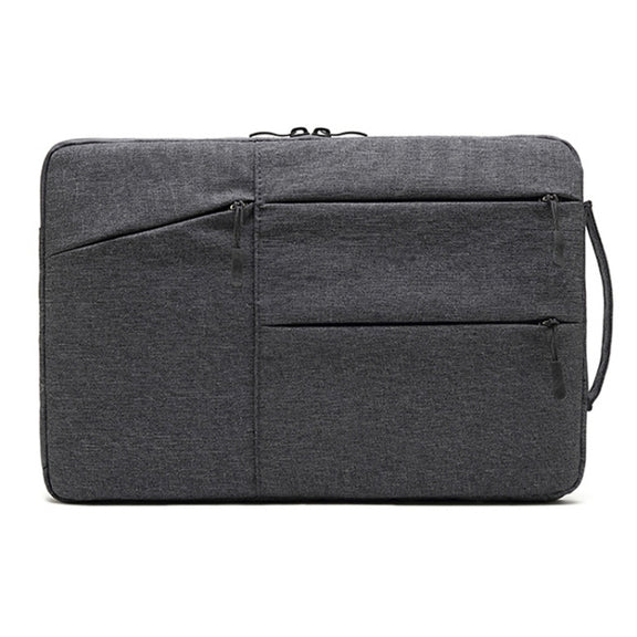 Zipper Type Polyester Business Laptop Liner Bag, Size: 14 Inch(Dark Gray)