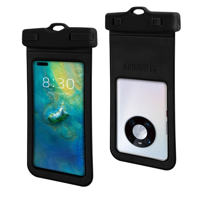 2 PCS Drift Diving Swimming Mobile Phone Water-resistant Case(Black)