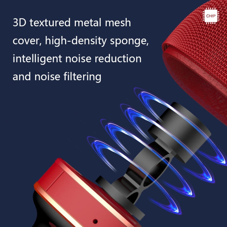 WS898 Live Wireless Bluetooth Microphone with Audio Function(Pink)