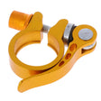 5 PCS Bicycle Accessories Quick Release Clip Road Bike Seatpost Clamp, Size: 34.9mm(Yellow) - Pipe clamps by PMc TechLife | Online Shopping South Africa | PMc TechLife | Buy Now Pay Later Mobicred