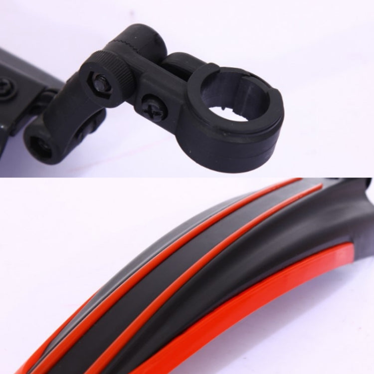 1 Set  Dual Color Bicycle Mudguard Mountain Bike Fenders Set(Dark Grey)