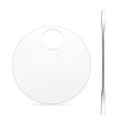 Acrylic Makeups Manicure Transparent Palette With Color Stick, Specification: Round Plate+Stick - free shipping - PMC Jewellery - Order now!