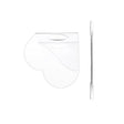Acrylic Makeups Manicure Transparent Palette With Color Stick, Specification: Love Plate+Stick - Nail Art Equipment by PMC Jewellery | Online Shopping South Africa | PMC Jewellery | Buy Now Pay Later Mobicred