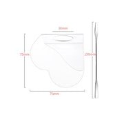 Acrylic Makeups Manicure Transparent Palette With Color Stick, Specification: Love Plate+Stick